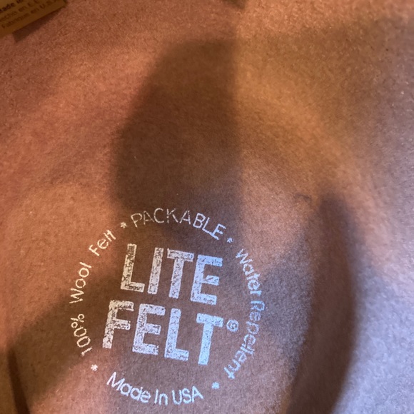 Wool Felt Hat with leather and Aztec style band - Picture 5 of 10